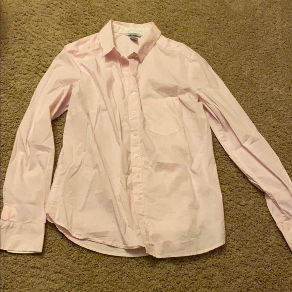 Pink button up